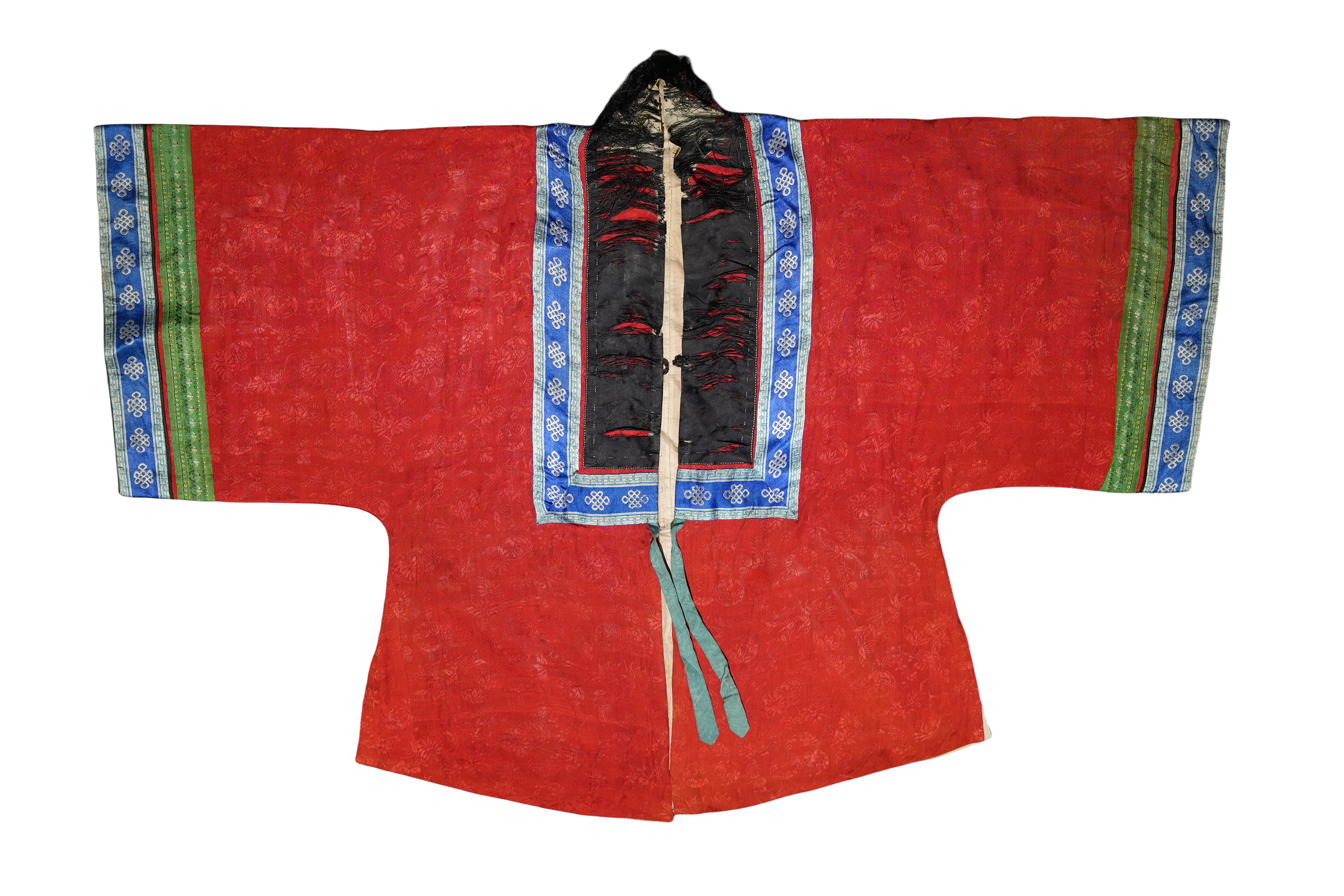 俄罗斯族风格红色刺绣短袄